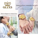 OLEVS Classic Watches for Women Analog Quartz Watch Stainless Steel Rugged Waterproof Watches Roman Numeral Unique Calendar Date Business Wrist Watch - Image 6